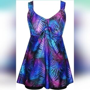 DANIFY 2 Piece PLUS SIZE Tankini Swimsuit